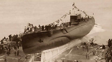 Sommergibile Pietro Micca, distrutto nel 1943.